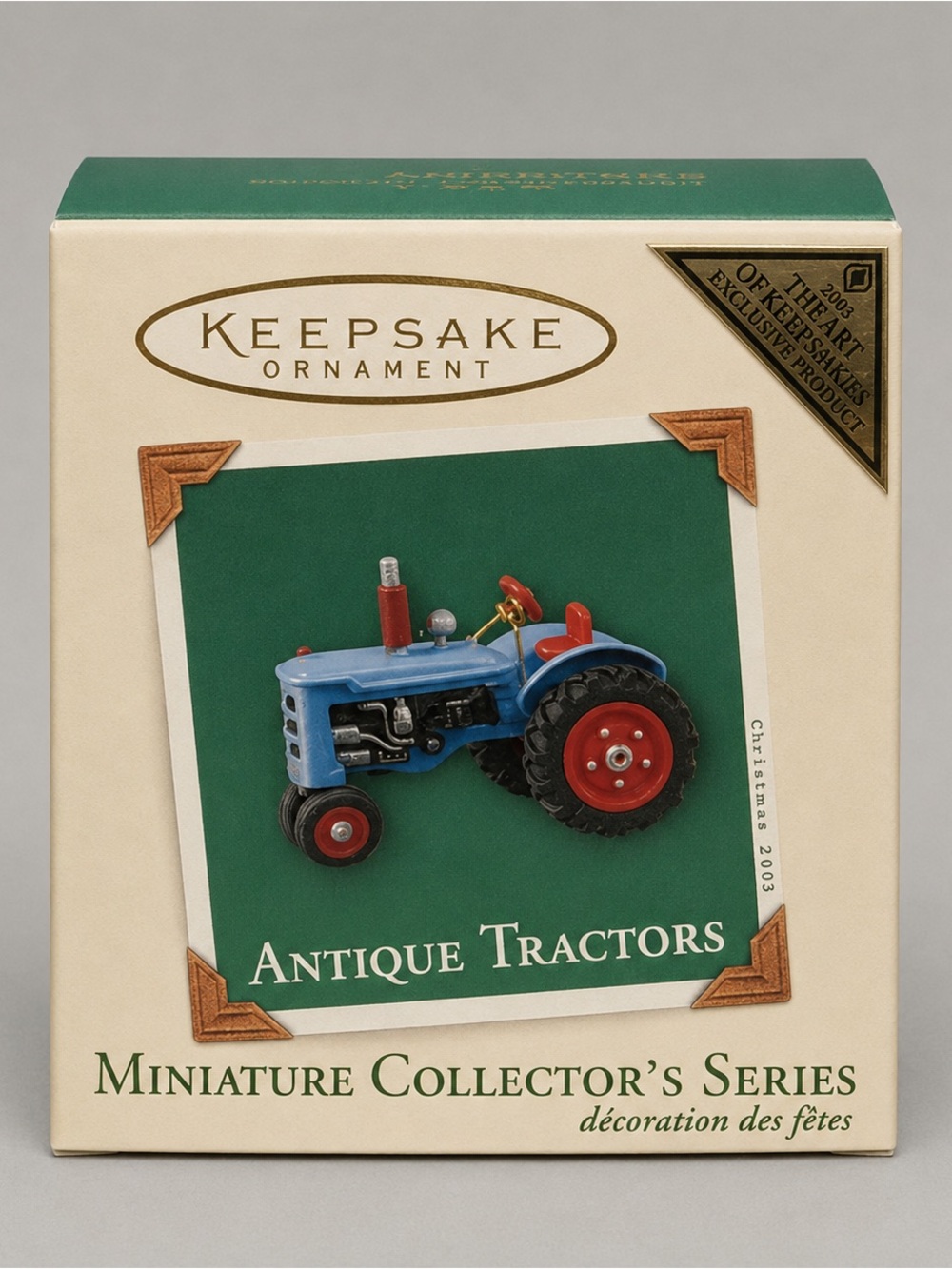 Hallmark Keepsake Ornament Antique Tractors Miniature Collector’s Series, 2003